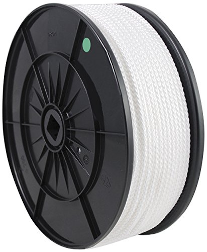 Cuerda de polipropileno trenzado 4 mm cabo resistente de 100 metros para toldos y lonas de carga