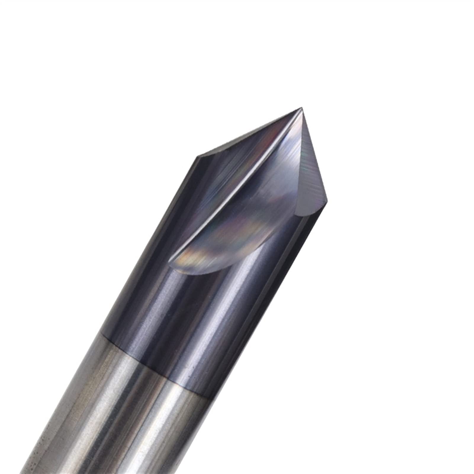 TTT Espiga Cortador de fresado de chaflado de carburo 2-12 mm 120 Grados 3 Flauta CNC Router bit para Molino de Extremo de Corte de Aluminio (Cutting Edge Length : 10xD10x90degrees)