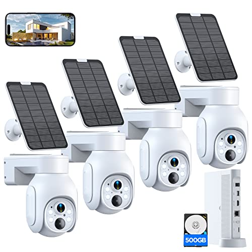 Wireless Outdoor Security Cameras with Solar Power