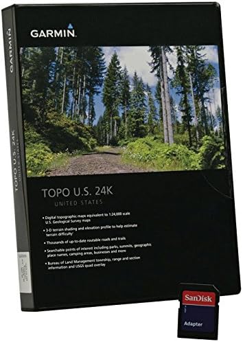 Garmin MapSource TOPO! US 24k West Topographic Coverage for California and Nevada (microSD/SD Card)