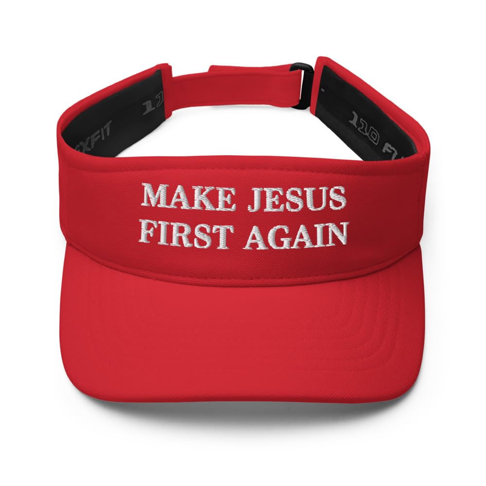Hogue WS LLC Make Jesus First Again Hat (Embroidered Visor)
