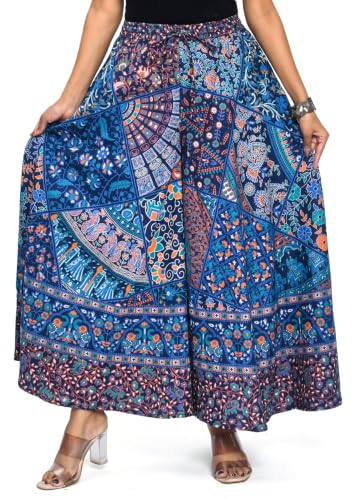 Image of Women's Cotton Long Palazzo Pant