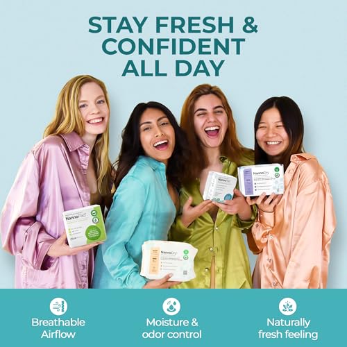 Image of Organic Panty Liners for Women - 100% Organic Cotton Pantiliners for Daily Use - Unscented, No Dyes, No Chlorine, Hypoallergenic - Ultra-Thin, Light Absorbency - (1 Pack, 18 Count) 6.1″
