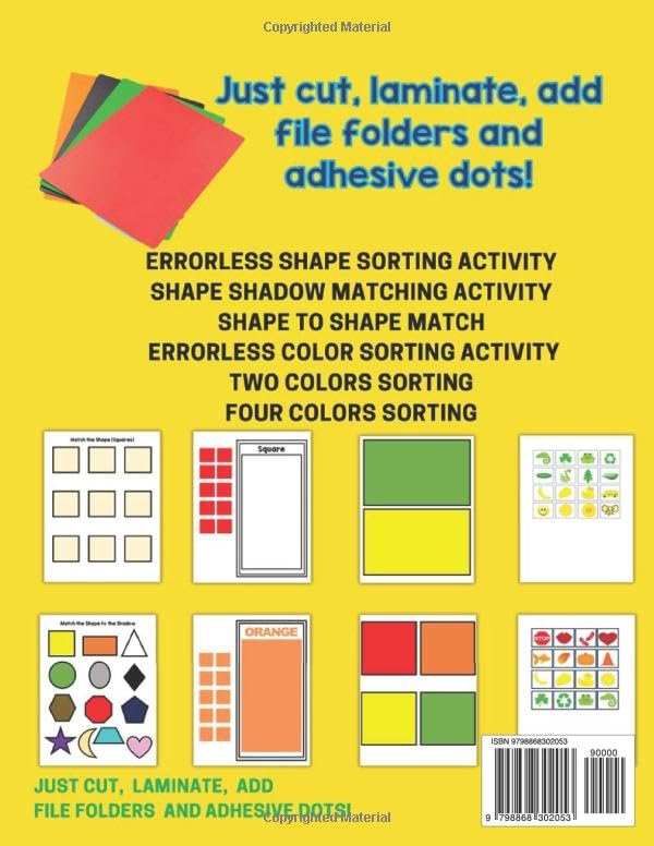 Colors and Shapes Folder Tasks - Image 2