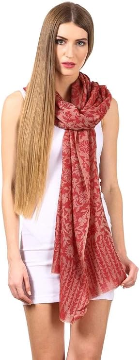 Pashmina-Shawl in Jacquard Pattern