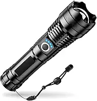 Lanterna Tática T9 Led Recarregável P50 USB Super Potente Zoom Longo Alcance para Trilhas Pesca Vigilante Acampamento Fazenda Caça