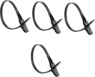 CLISPEED Electric Bike 4pcs Cable Tie Lock Home Bike Bike Heavy Duty Bike Lock Practical Bike Lock Cable Lock Bicycles Lock Cycling Bike Lock Portable Bike Cable Lock Bike Supplies E Bike