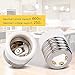 JACKYLED UL-Listed E39 to E26 Adapter, Ceramic Mogul to Medium Base Light Bulb Lamp Socket Converter Porcelain for Antique Floor Lamp, 1-Pack (Not for 3-Way Bulbs)
