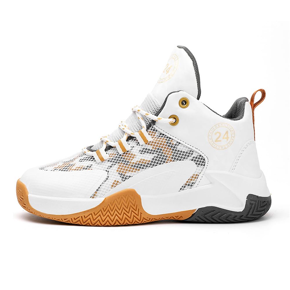 Hixingo Kinder Basketballschuhe Sportschuhe Jungen, Mädchen Sneaker Herren Turnschuhe Anti-Rutsch Laufschuhe High Top Basketball Schuhe Unisex