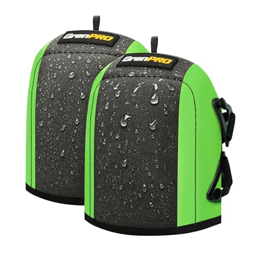 GRENPRO Gardening Knee Pads Waterproof 600D Polyester EVA Foam Kneeling Cushion Comfortable Work Knee Protector for Unisex Adults Flooring Construction House Cleaning