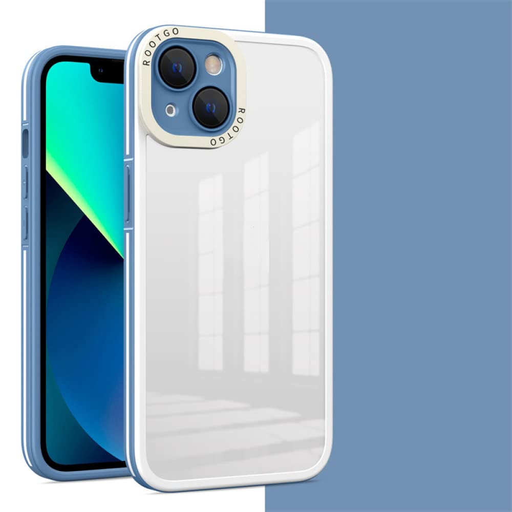 Coque en verre iPhone 7 8 Plus protection intégrale premium couleur bleu - 7