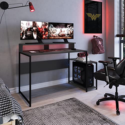 Mesa Gamer Ryze 4500 Preta/Grafite