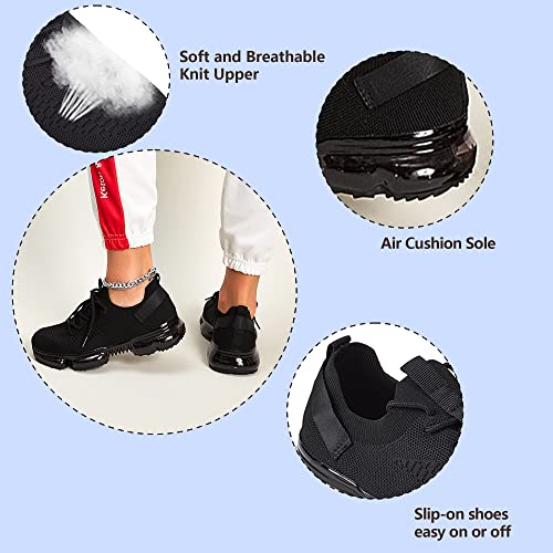 Image of LUCKY STEP Women Air Cushion Fashion Sneakers Breathable Casual Comfortable Lightweight Walking Shoes