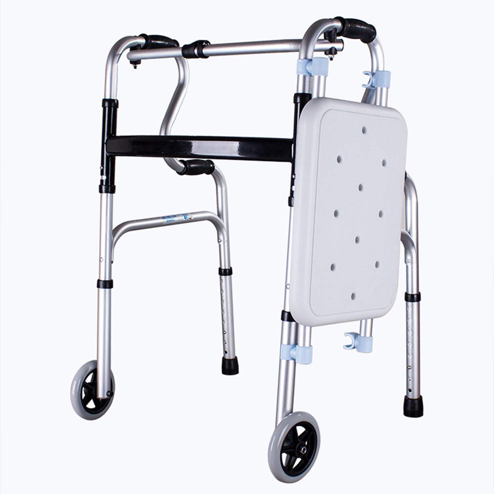 MU Mayor Que Recorre Walker Aleación de Aluminio Discapacitados Stick - Muleta Mayor Que Recorre Walker Aleación de Aluminio Discapacitados Palo Equipo Médico Trekking Polo Equipo de Rehabilitación