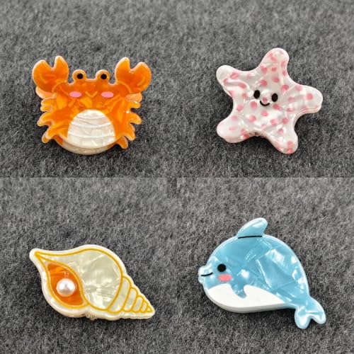 8 pinzas marinas pequeñas para cabello miniatura 6