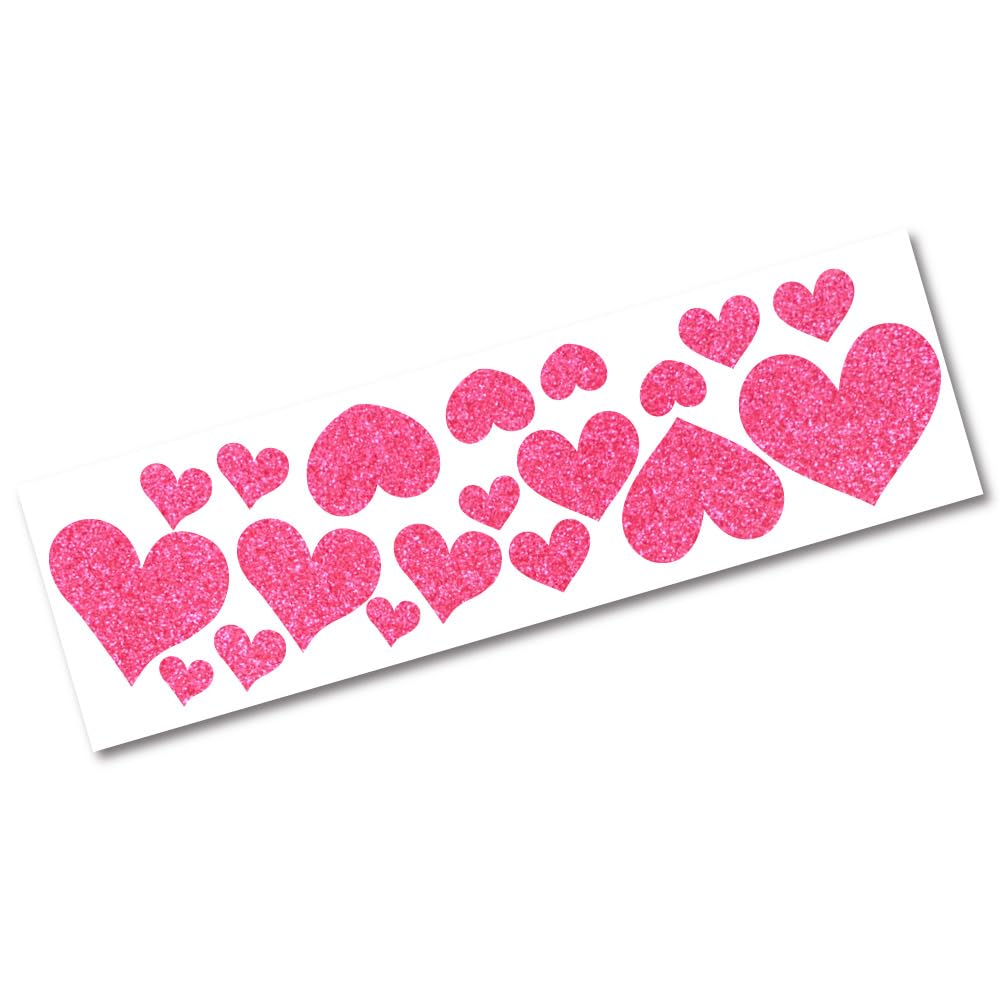 Amazon.co.jp: うちわ用デコパーツ【マークシールセット グリッター