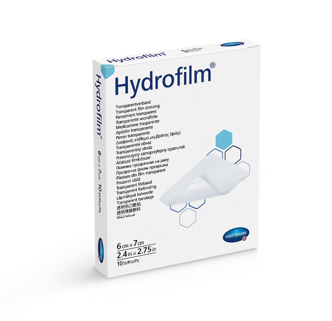 Pansement hydrofilm transparent 6 cm x 7 cm 10 pièces