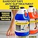 Anti Slip Tile Treatment (Gal Set) Non-Slip Floor Treatment for Grip on Stone, Porcelain & Ceramic. Indoor & Outdoor, Residential & Commercial Slip Prevention, Works Fast for Lasting Traction