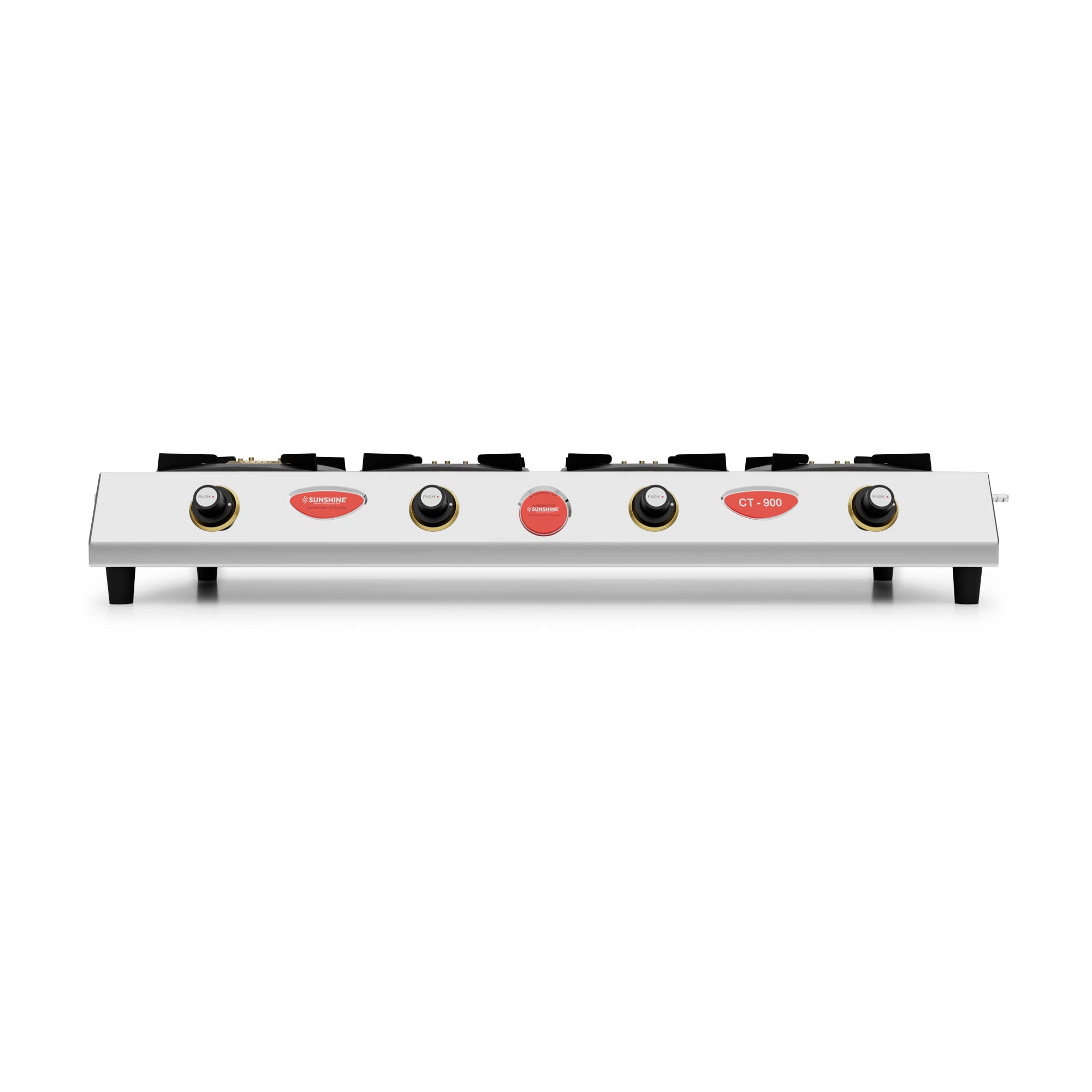 Sunshine CT900 4 Burner Gas Stove - Stainless Steel -4