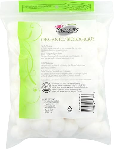 Organic Essentials Cotton Balls Triple Size 80 Each (Pack of 3) - Thumbnail 3