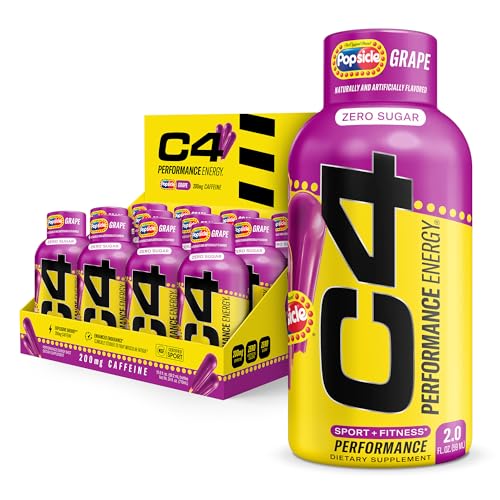 C4 Performance Energy Shot 2oz 12pk - Grape Popsicle