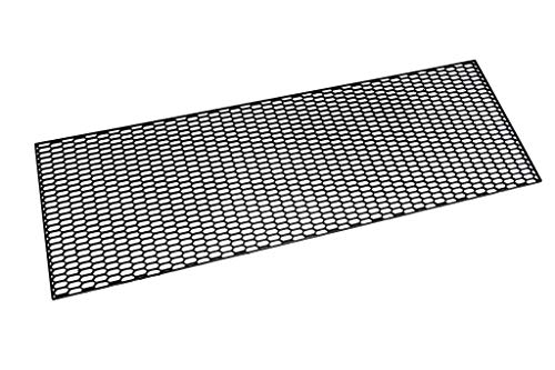 Rejilla universal ABS para parachoques, deportiva, color negro, 120 x 40 cm