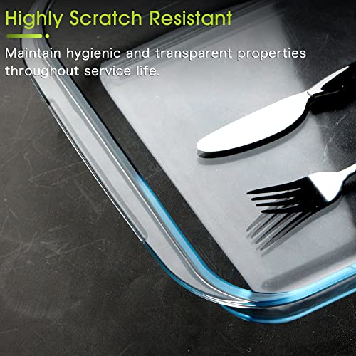 Nutriups 3Qt Square Glass Baking Dish For Oven, Large Square Baking Pan Glass Brownies Pans Glass Pans For Baking, 10.7X10.7 Inches #TOP5