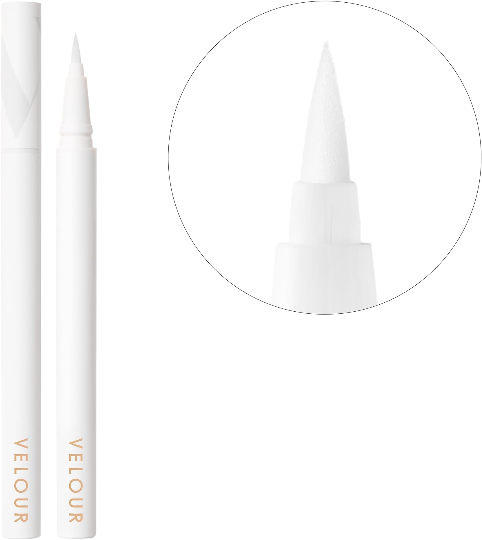 Velour Lashes Glue & Go Pen Clear Lash Adhesive, Precision Tip, Beginner Friendly, Dries Clear, Dermatologist Tested, Eyelash Glue Pen