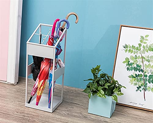 Porte-parapluies en métal structure à compartiments durable