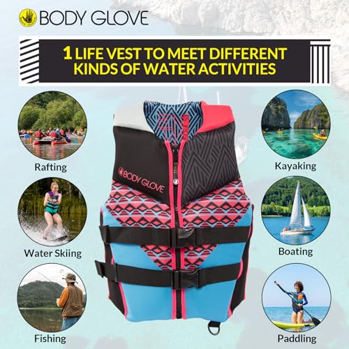 Body Glove Women’s Phantom USCGA Life Jacket PFD-BLU/PNK2-XXL by Body Glove - Image 5