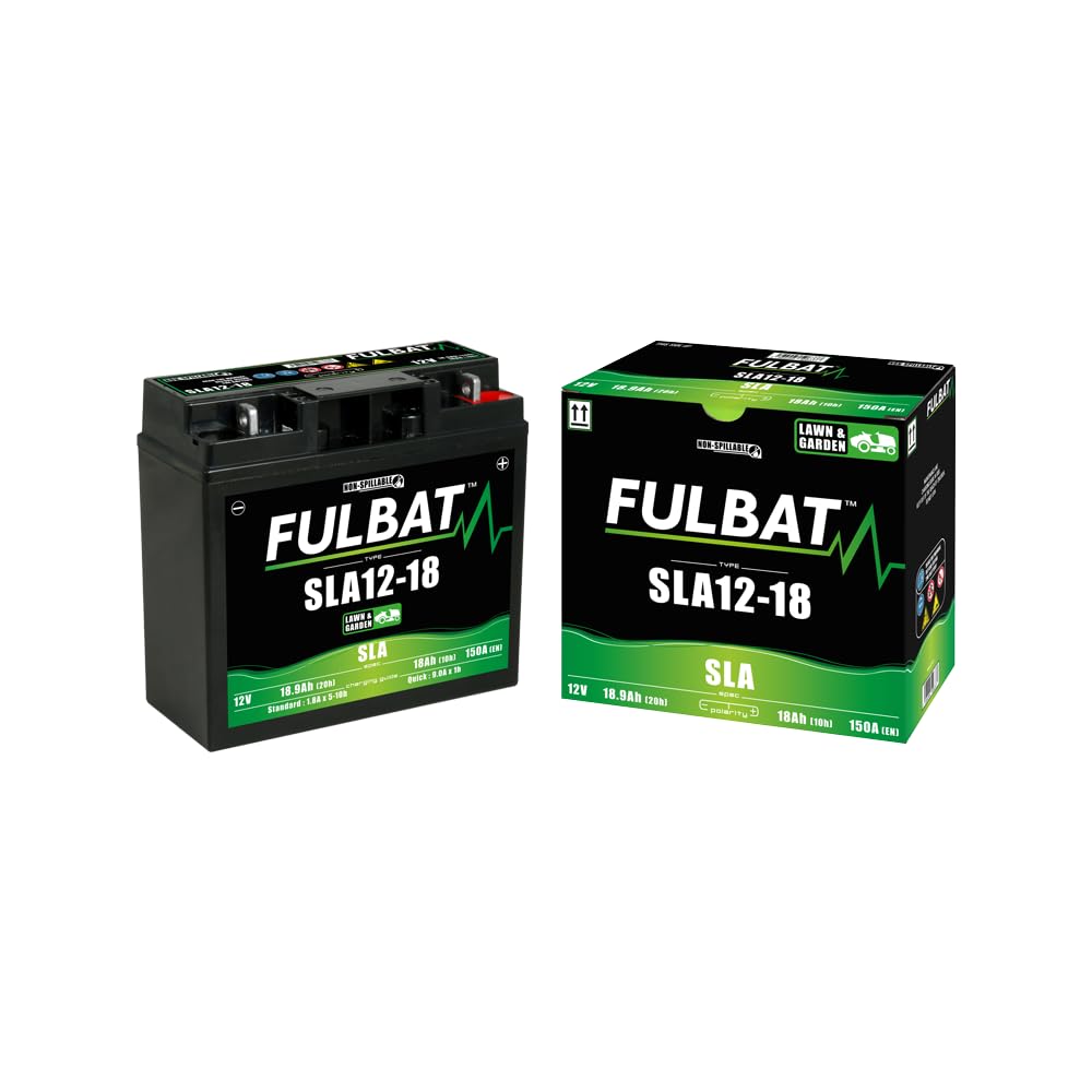 BATTERIE 12-18 FULBAT 12V18AH LG182 L77 H168 (SLA - SANS ENTRETIEN - MOTOCULTURE)