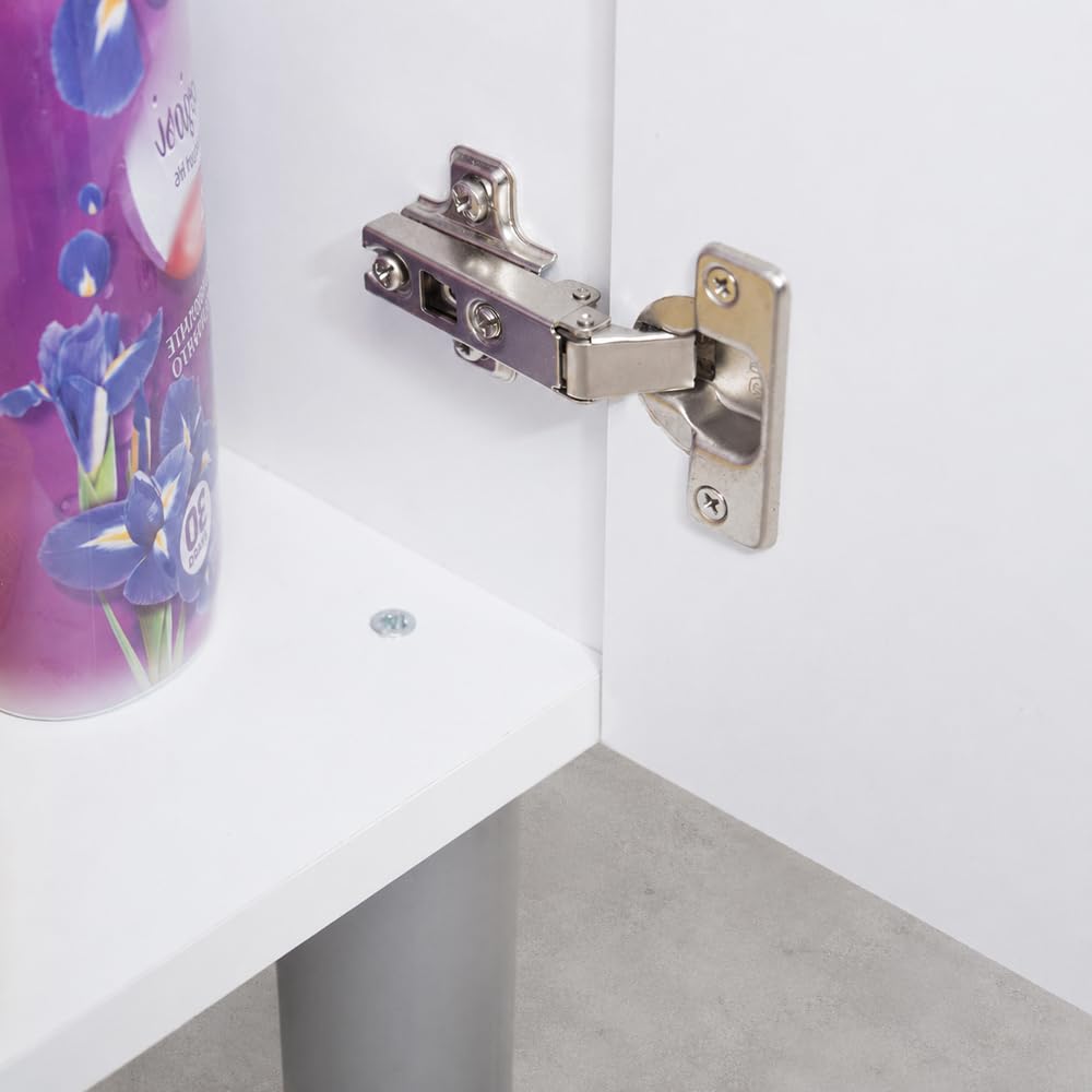 Inbagno Mobile Coprilavatrice Con Lavatoio 106x60 Cm Bianco Opaco Con Vasca A Destra, Anta Contenitiva, Asse Lavapanni E Kit Scarico Inclusi – Mobile Lavanderia Linea Medea