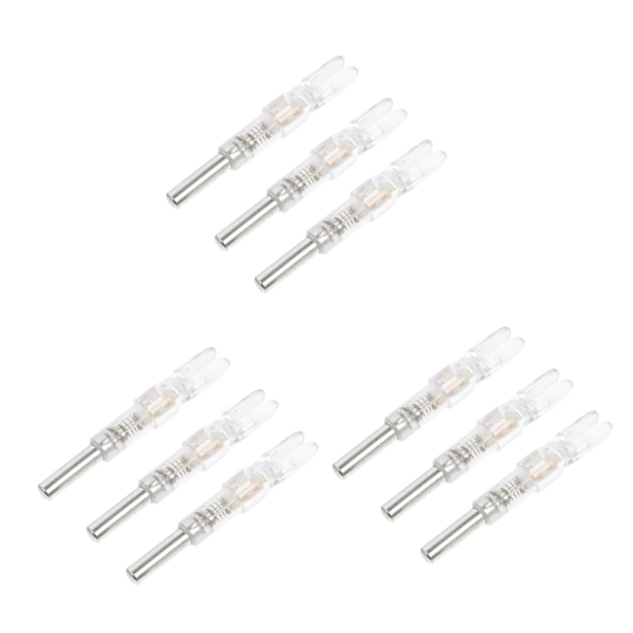 DOITOOL Light LED 9 pcs Kits Hunting Luminous Clip Accessories Use Tails Led Decor Mm Fashion Arrow Light Archery LED Archery
