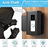 Bleu Clair Anti-Theft Doorbell Mount All Metal No Need to Drill Not Block Doorbell Motion Sensor Compatible with Ring & Other Video Doorbells for Home Rentals Office Room Apartment