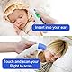 Berrcom Stirn-und Ohrthermometer Fieberthermometer Digitales Ohrthermometer Kontaktlos Infrarot Medizinisches Thermometer für Baby, Erwachsen mit Fieberalarm, Speicherfunktion, °F/℃ Schalter