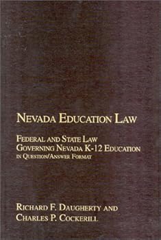 Hardcover Nevada Education Law Book