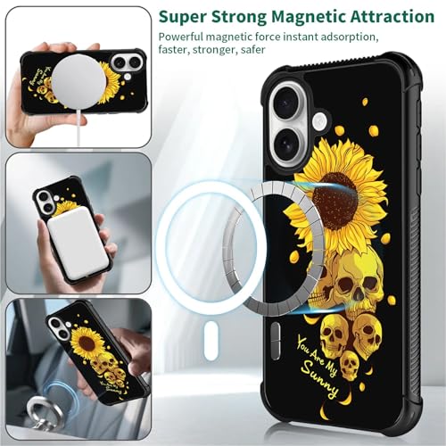 Coque iPhone Nmasd Jaune Skelton MagSafe rigide antichoc - 2