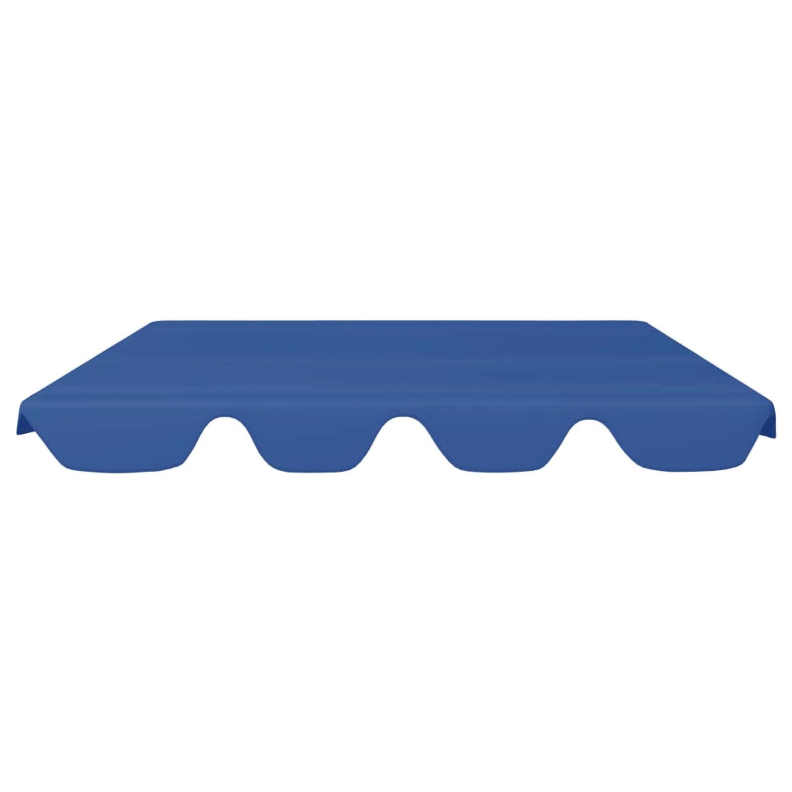 Tidyard Toit de Remplacement de Balançoire Imperméable Bleu 188/168x110/145 cm