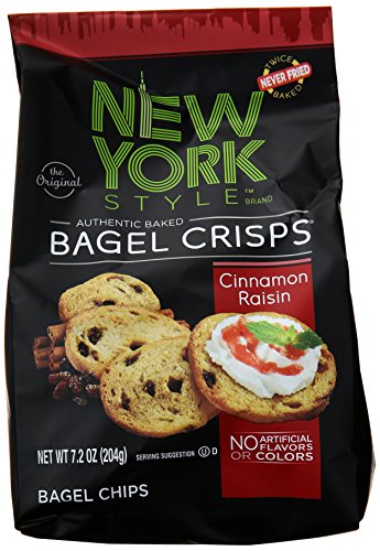 New York Style Bagel Crisps, Cinnamon Raisin, 7.2 Ounce
