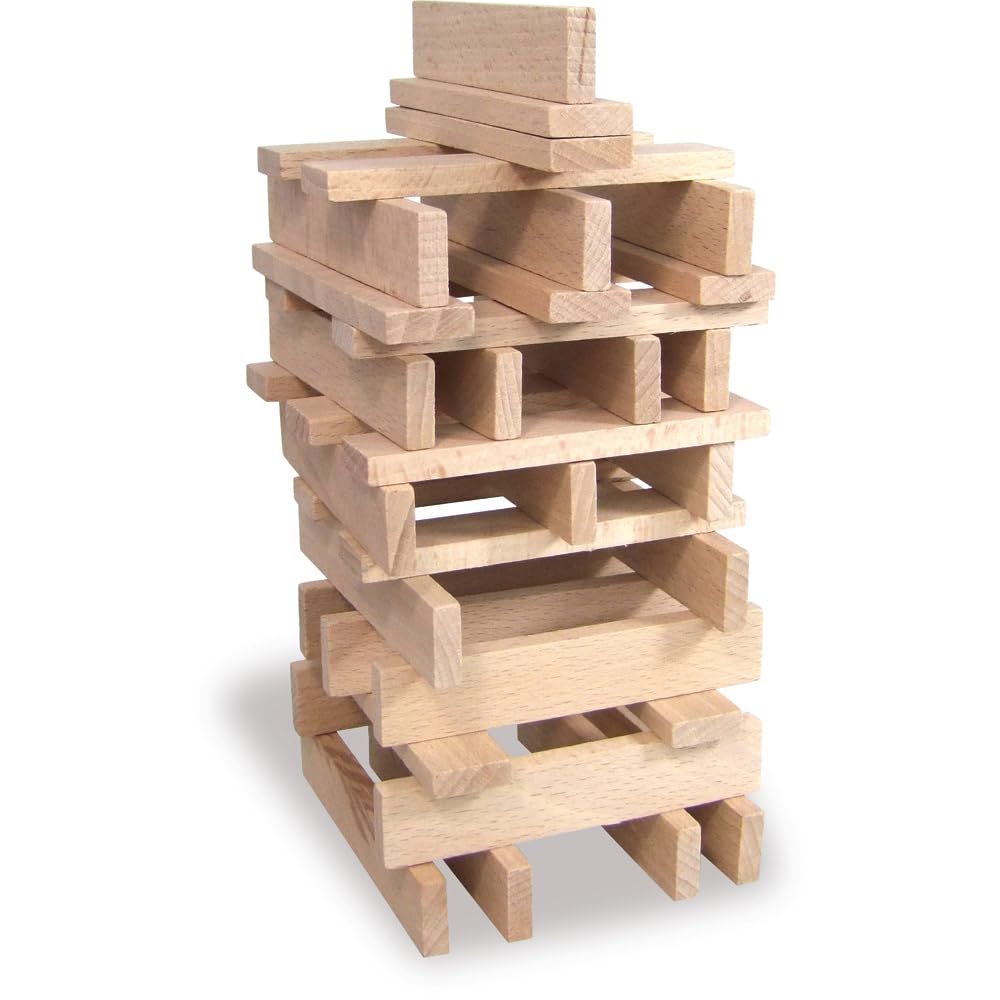 Vilac - Batibloc Classic, 200 Piezas en Madera Maciza (2134)