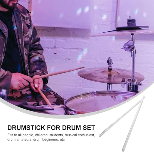 Baquetas de aleación de aluminio LIFKOME para batería y percusión miniatura 7