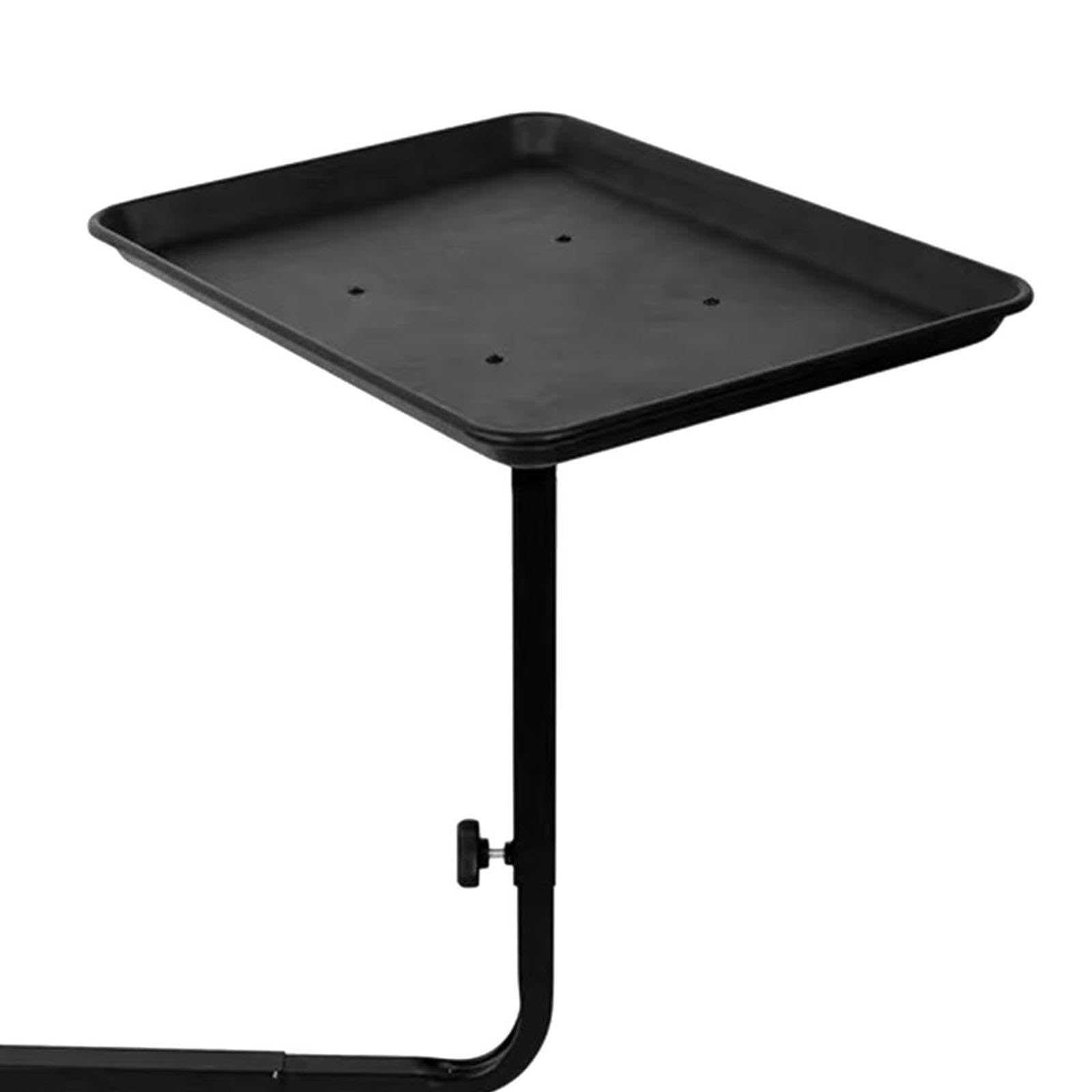 Accessoire pour Fauteuil de Coiffure, Plateau pour Fauteuil de Barbier, Chariot pour Matériel de Coiffure, Plateau de Coloration, Hauteur Réglable Pou