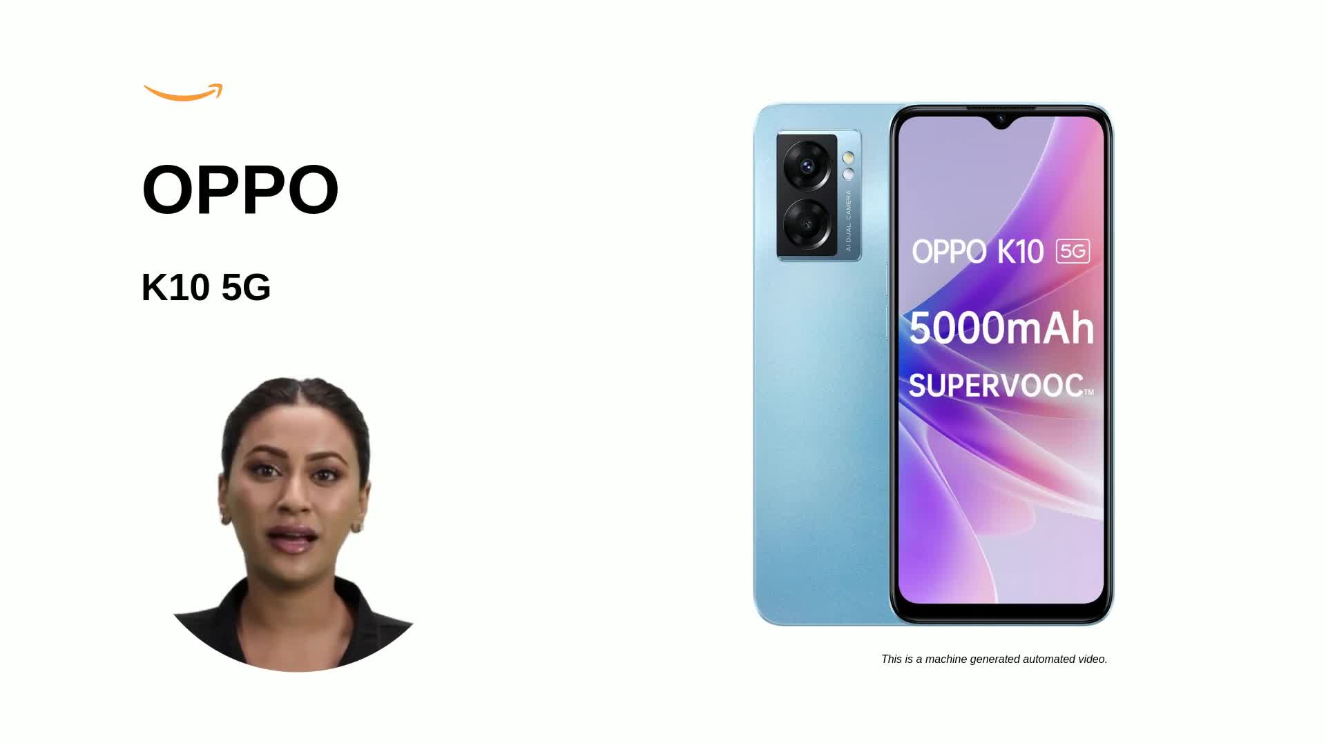 Refurbished) OPPO K10 5G (Ocean Blue, 8GB RAM 128GB Storage