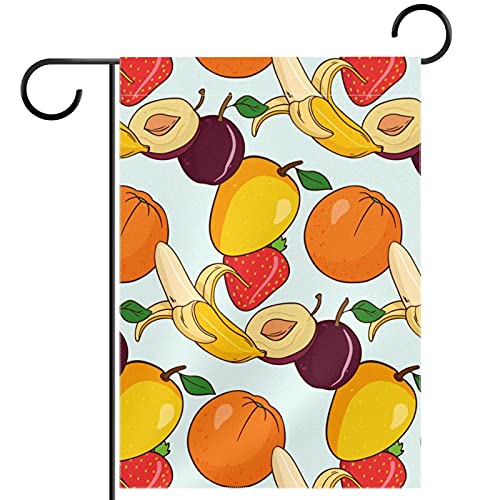 Drapeau de bienvenue fruits pour égayer votre jardin en été
