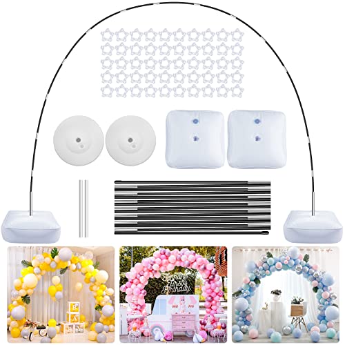 OBOVO Arco para Globos, Kit de Arco de Globo Reutilizable y Ajustable para Boda, Graduación, Cumpleaños, Suministros de Fiesta DIY, Decoraciones de Navidad, 2,7x3m Cover