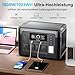 OUKITEL P1000E Plus Tragbare Powerstation 1024Wh LiFePO4, Solargenerator mit 4*1800W (3600W Spitze) AC Ausgänge, 100W Typ-C, Schnellladung 0–80% in 40 Minuten, mit UPS, für Camping, Wohnmobil,Notfall