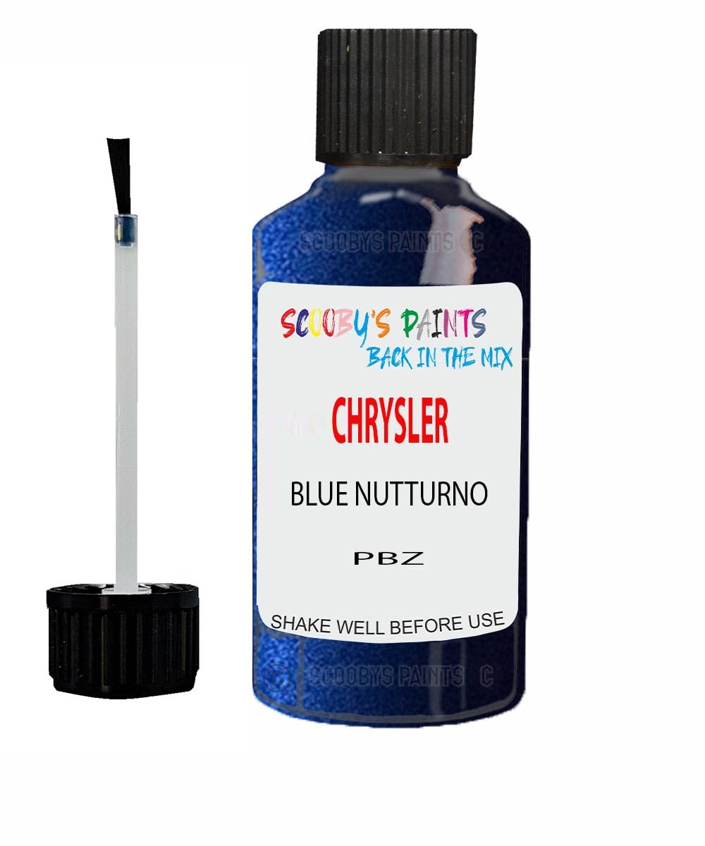 SCOOBYS PAINTS BACK IN THE MIXTouch Up Paint For Chrysler Blue Nutturno Pbz Metallic