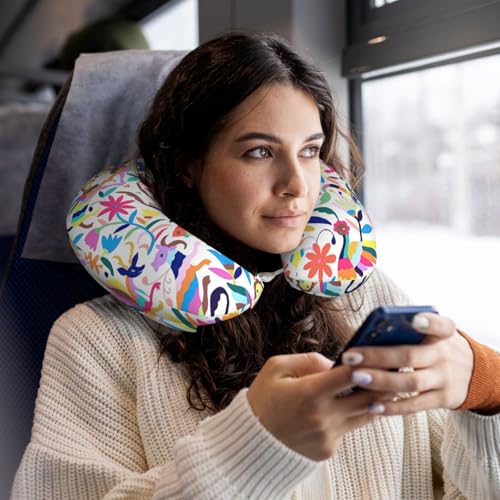 Almohada de viaje con soporte para cuello y hombros miniatura 6