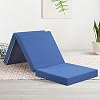 Olee Sleep Tri-Folding Memory Foam Topper, 4” H, Blue