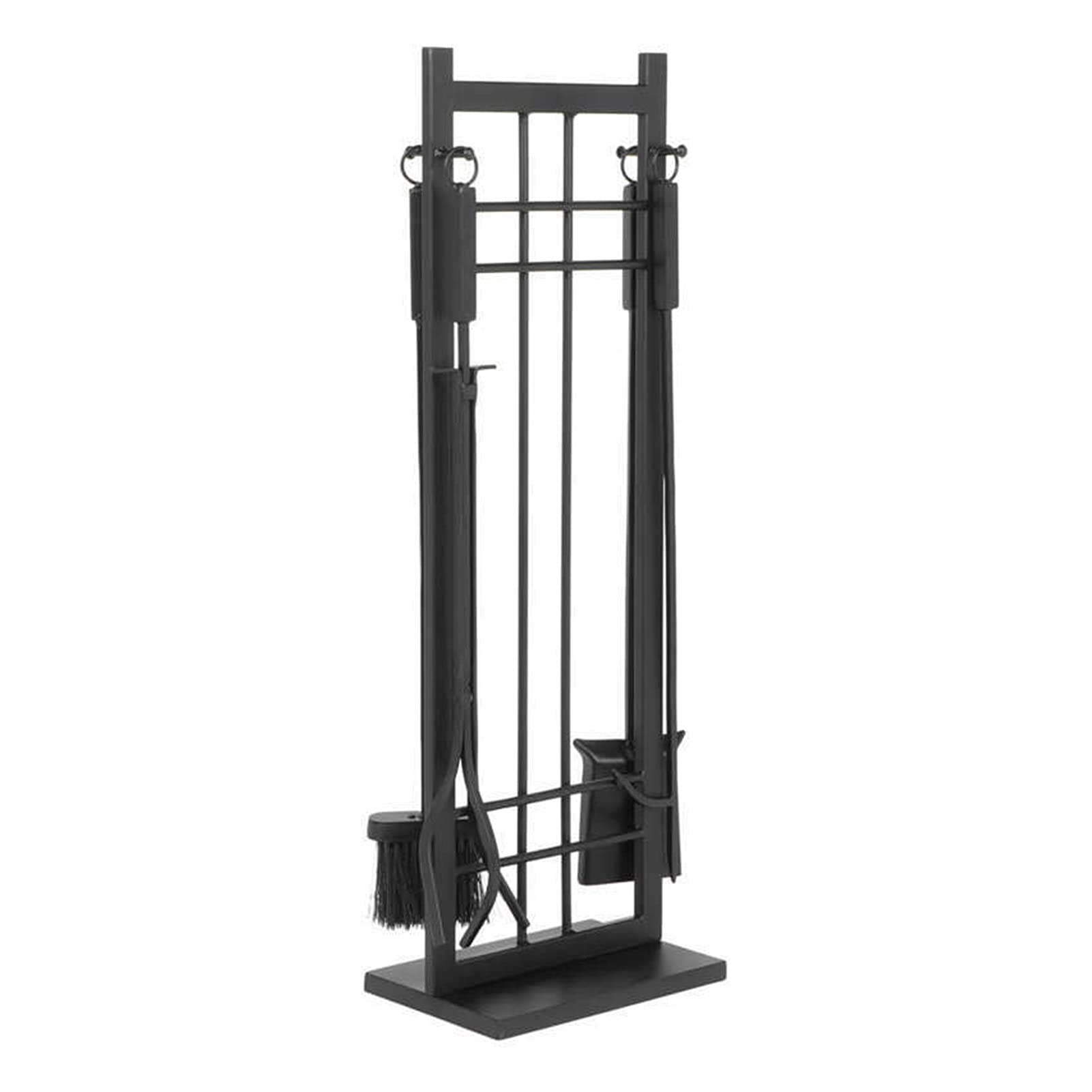 Attrezzi per Caminetti Strumenti del camino 5 pz Set di caminetti in ferro battuto spazzola shovel Set da poker set strumenti for esterni indoor Accessori Strumenti domestici Set di Attrezzi per Camin